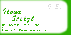 ilona stelzl business card